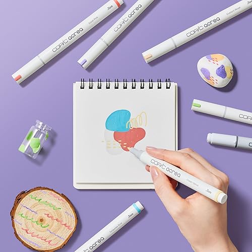 COPIC acrea 021, Red Bean, Marqueur peinture à encre à base d'eau et de pigments, épaisseur de trait 0,8-1,2 mm - Nail Gallerys