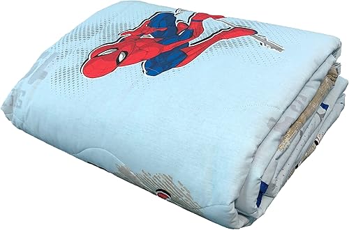 hermet Couvre-lit matelassé pour lit Simple La Reine des Neiges | Coton | 170 x 270 cm | Produit Officiel - Nail Gallerys