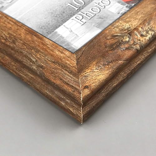 Cadres Photo 15x20cm Mural ou à Poser Lot de 2 Rustiques en Bois,Marron,Cadre Décoration Vintage - Nail Gallerys