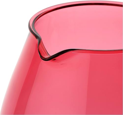 Rose E Tulipani - BROCCA en acrylique 2,5 l Rouge Fraise - Lavable en lave-vaisselle - Nail Gallerys