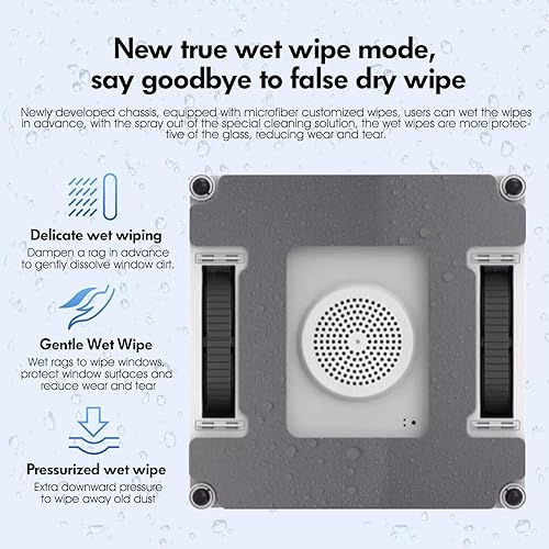 Lot de 4 chiffons de nettoyage pour robotnettoyeurde vitres Yw703 - Nail Gallerys