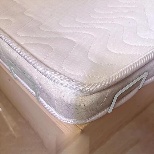 Butée coulissante de matelas, pour cadre en métal, arrêt coulissant de matelas en fer, pince facile à installer, empêche le matelas de glisser pour la plupart des cadres de lit - Nail Gallerys