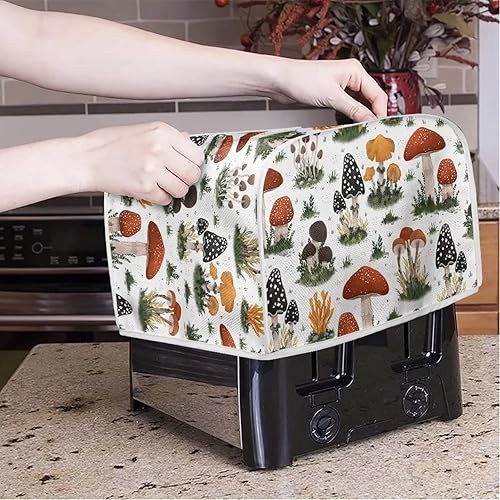 Nopersonality Housses de grille-pain en polyester pour chat et citrouille, résistantes à la poussière, lavables et compatibles avec la plupart des grille-pain à 4 tranches en polyester, cadeau - Nail Gallerys