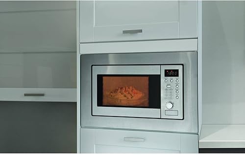 Bomann MWG 2215 EB Four à micro-ondes encastrable avec gril / 20 litres / 5 niveaux de puissance micro-ondes / 1 niveau gril / 2 niveaux de puissance combinés (gril/micro-ondes), Argent - Nail Gallerys