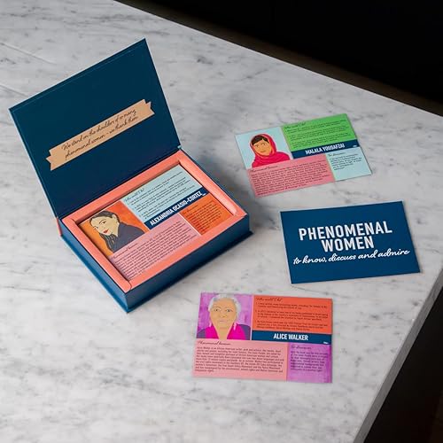 Talking Tables Phenomenal Women Conversation Game avec des Cartes de Questions Qui suscitent la réflexion | pour après Le dîner, Cadeaux pour Elle, féministes, remplisseur de Bas - Nail Gallerys