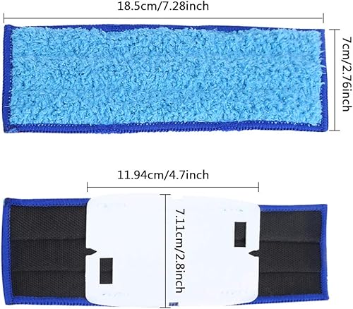 Chiffons de Nettoyages en Microfibre Serviettes de Nettoyage Lavable et Réutilisable pour 240/241 10Pcs (Blue) - Nail Gallerys