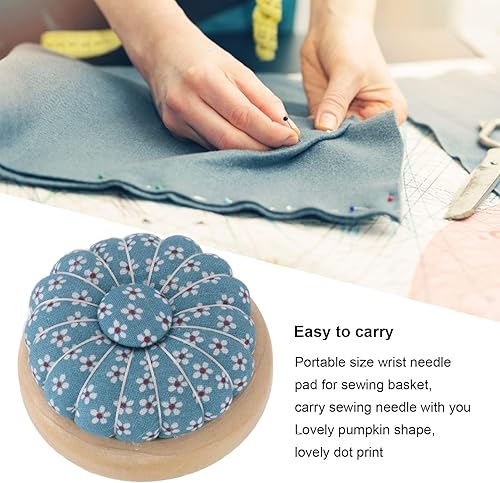 Coussin à épingles, coussins à épingles mignons pour coudre des coussins à aiguilles à base de bois aiguilles couture coussin Porte Aiguilles Couture coussin citrouille - Nail Gallerys