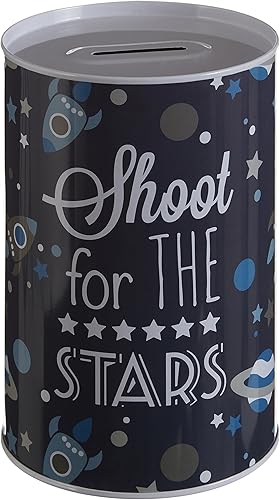 Premier Housewares Fun Times Money Boîte métallique Multicolore 8 x 8 x 13 cm - Nail Gallerys