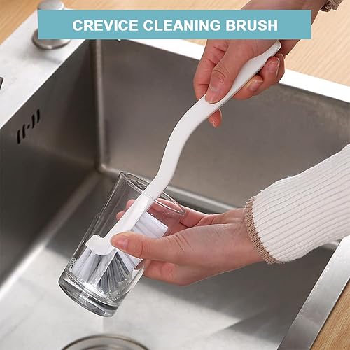 KOLZEMV 4 Pièces Brosse de Nettoyage des Interstices, Multifonctionnelle Brosse Nettoyage Salle de Bain, Brosse Joint Carrelage, Brosse a Joint Poils Durs pour Cuisine, Salle de Bain, Rainure Fenetre - Nail Gallerys