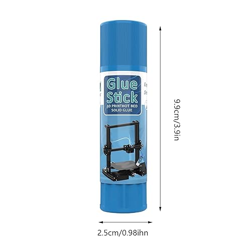 Hot Bed Plate Adhesive, 3D Printer Glue Stick, PVP-Based Glue, Long-Lasting Stickiness, Smooth Print Support for FFF Printer Compatible, Personal or Professional, 3.9 Inches - Nail Gallerys