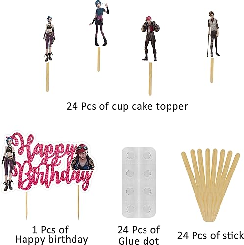 Fournitures de fête d'anniversaire sur le thème de l'Arcn - Décorations d'anniversaire. - Nail Gallerys