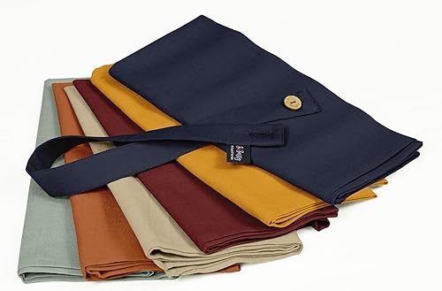 S4Sassy Multicolore Solide décoration de Maison Set De 12 Serviettes De Table en Tissu Cocktail - Nail Gallerys