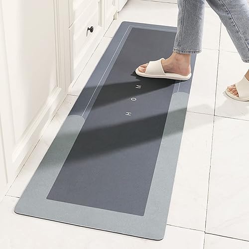 Apomkjoe Tapis De Sol Antidérapant Long De Cuisine, Tapis Rectangulaire Vert, 45*75cm, Super Absorbant, Lavable Et à Séchage Rapide - Nail Gallerys