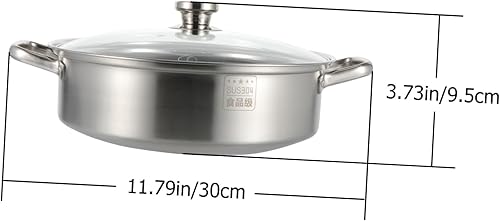 CIYODO Marmite À Canard Avec Compartiment Marmite À Induction Double Marmite À Fondue Double Marmite À Deux Saveurs Marmite À Marmite Marmite À Soupe Marmite À Soupe Acier - Nail Gallerys