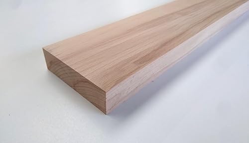 Baguette en bois de hêtre massif, 100 x 29 mm, longueur au choix 10-150 cm (15 cm de long) - Nail Gallerys