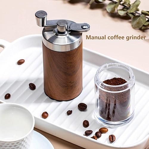 Moulin à café manuel en acier inoxydable - Moulin à café manuel portable - Moulin à café à expresso pour un usage domestique, le camping et les voyages - Nail Gallerys