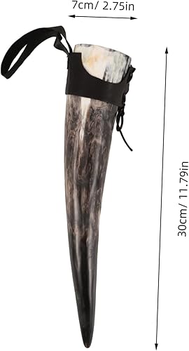 ifundom Tasse Corne Viking Capacité Mug De Boisson Corne Naturelle Pour Vin Et Bière Décoration Authentique Et Élégante - Nail Gallerys