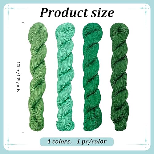 FREEBLOSS 4 écheveau de Fil Sashiko 100 m X 4 couleurs (Rouge) Fil à Broder en Coton Fournitures pour Kit de Broderie et de Quilting Japonais - Nail Gallerys