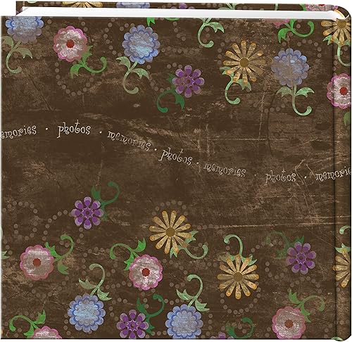 Pioneer Albums Photo 200 Poche Imprimé Vieilli Motif Floral Album Photo pour 4 en 15,2 cm Impressions - Nail Gallerys