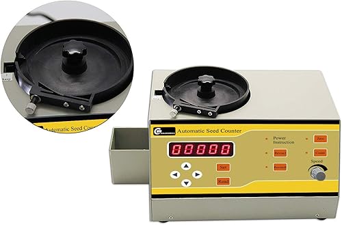 CGOLDENWALL Compteur automatique de graines de céréales avec contrôle par micro-ordinateur 1000 pièces/3 min pour riz, blé, sorgho, maïs, légumes (avec deux plaques) - Nail Gallerys