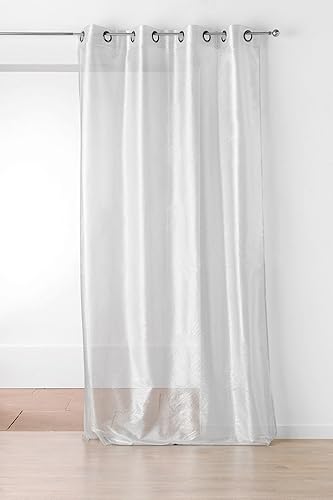 Linder Voilage à Œillets Polyester/Polyamide Or 145 x 240 cm - Nail Gallerys