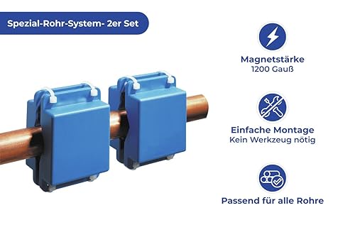 Maximex Anticalcaire magnétique, anticalcaire naturel à fixer sur les tuyaux, lot de 2 - Nail Gallerys