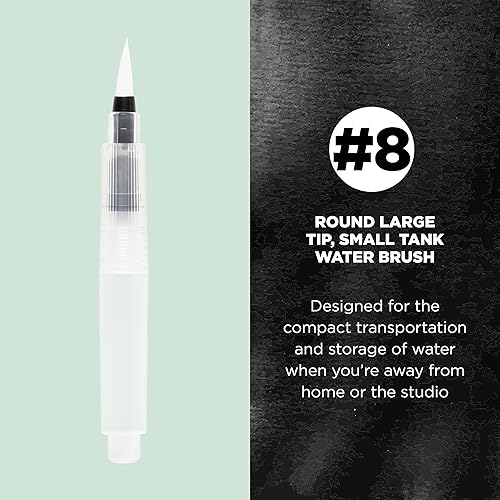 Sakura Koi Pinceau à eau à pointe large, beige, 1 pièce - Nail Gallerys