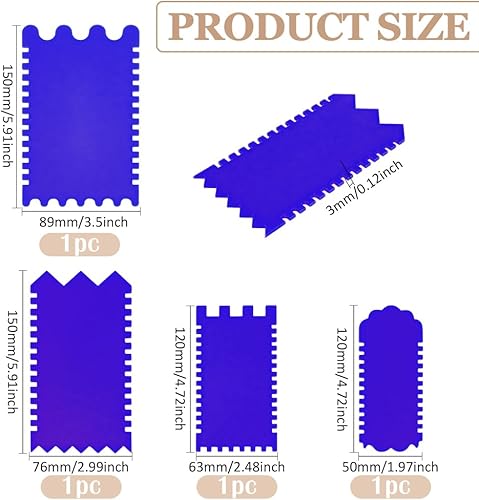 FINGERINSPIRE 4Pcs Moule de Coupe Savon en Acrylique 150X76X3mm Grattoir à Savon Outil de Mise en Forme Fabrication de Savon Fait à la Main Moule de Coupe Outil de Rasage de Savon pour Savon Artisanal - Nail Gallerys