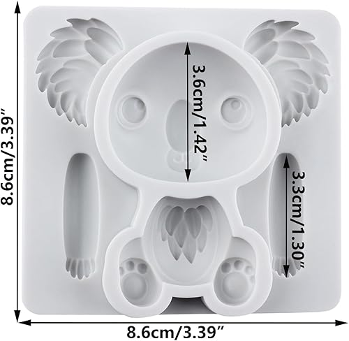 MINFEIDMS Moules à fondant koala animaux de la forêt moules en silicone pour décorer les gâteaux cupcakes chocolat pâte en caoutchouc bonbons argile polymère - Nail Gallerys