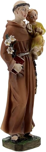 Holyart Statuette Saint Antoine Enfant vêtements Jaunes résine 12 cm - Nail Gallerys