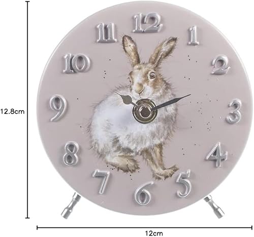 Wrendale Designs - Horloge de cheminée « Winter Hare » - Nail Gallerys