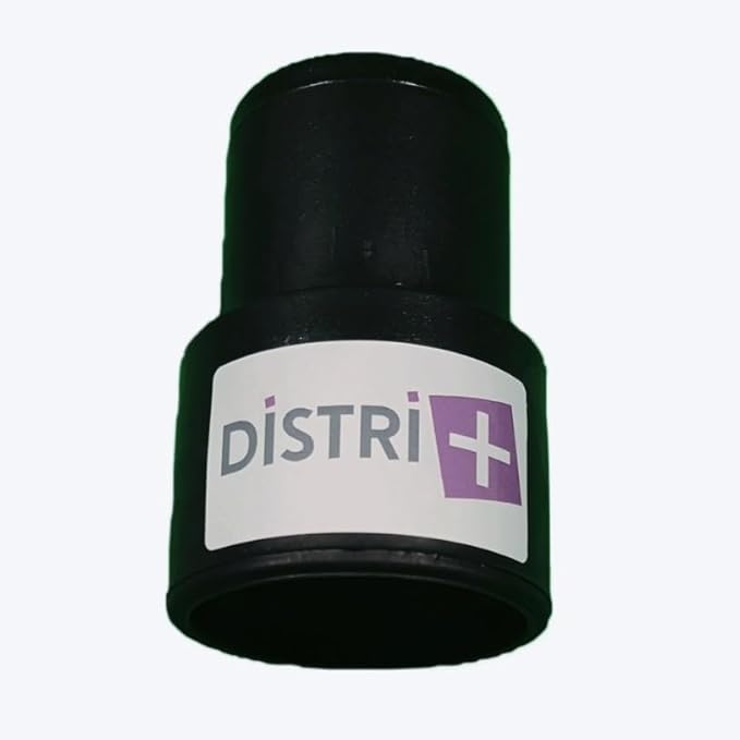 Distri+ - Embout PVC pour aspirateur à Visser sur Flexible de diamètre 50mm intérieur d'un côté Acceptant Un Tube de diamè - Nail Gallerys