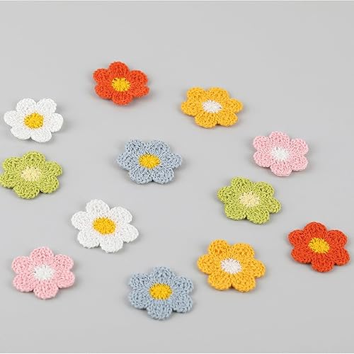 Lot de 10 écussons brodés à coudre - Style bohème - 3,5 cm - Pour le bricolage, les vêtements, jeans, t-shirts, vestes, sacs - Blanc - Nail Gallerys