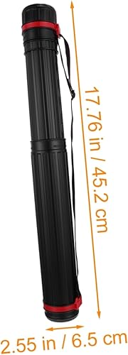 MUELODSIC 1pièce Tube à Dessin Extensible Tube De Rangement Étanche Pour Affiches Et Plans Avec Bandoulière Design Rétractable Et Matériau Épais - Nail Gallerys