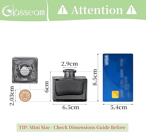 Glasseam Petit Vase à Bourgeons pour Fleurs : Vases en Verre pour Décor Vase Clair Lot de 5 pour Centre de Table Mariage Fête Salon Décorations - Mini Vase pour Plante Fleurie - Nail Gallerys