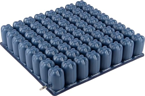 AnteaMED Coussin Anti-escarres avec Bulles d'air 40x40 cm de Haut 9 cm pour Le Soutien de l'os sacré et de la sciatique - pour Bureau, Maison, Voiture, Fauteuil Roulant (40x40x9 cm) - Nail Gallerys
