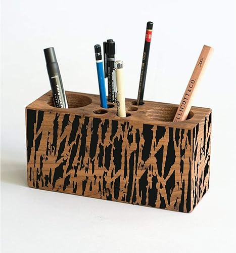 CrafTreat Pochoirs de décoration en bois réutilisables pour peindre sur bois, murs et carrelage – Écorce d'arbre – 15,2 x 15,2 cm – Pochoirs d'art et d'artisanat – Pochoirs en écorce d'arbre - Nail Gallerys