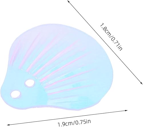 EXCEART Sac Paillettes Double Trou Pour Bricolage Diy Accessoires De Couture Décorations Et Boucles Oreilles Lot De Paillettes Brillantes Pour Artisanat Et Créations - Nail Gallerys