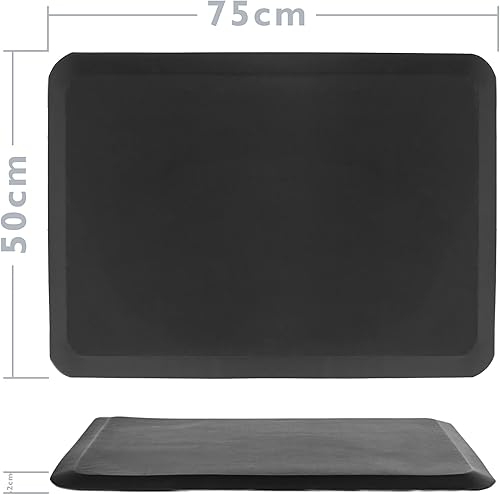 PrimeMatik - Tapis Anti Fatigue Ergonomique 50x75x2cm - Nail Gallerys