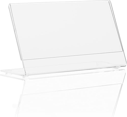 homeBLOCKrocks Support photo (cadre photo) au format photo 18 x 10 cm - Présentoir photo transparent - Support photo sans cadre - En plexiglas - Pour vos photos et images préférées - Nail Gallerys