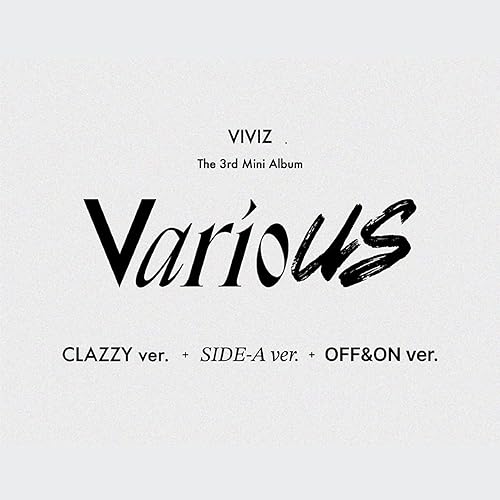 VIVIZ - [VarioUS] (CLAZZY Ver.) Photo Book + CD-R & CD Envelope + Lyrics Newspaper + Staff Only Card + Label Tag Card + Photo Card + 3 Cuts Film Photo + Sticker + Poster + 3 Extra Photocards - Nail Gallerys