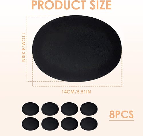 8 Pièces Patchs Thermocollant, CoudiereThermocollant Patch Coude Thermocollant Ovales en Daim pour Renforts de Vêtementst Couture Créative 11 x 14cm (Set C) - Nail Gallerys