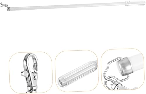 Poignée De Rideau Traction De Tringle à Rideau Remplacement Des Bâtons De Stores Blanche Alliage D'aluminium - Nail Gallerys