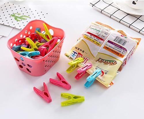 Pince a Linge Binblin 60PCS Epingle a Linge Pinces à Linge Pinces à Linge Extérieur Solides Grosse Pince à Linge pour Tenir Les Vêtements et Les Chaussettes et Empêcher Les Vêtements de Tomber - Nail Gallerys