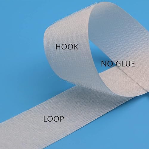 DTKJ Ruban auto-agrippant à coudre - Non adhésif - En nylon - 25 mm de large Vert Militaire - Nail Gallerys