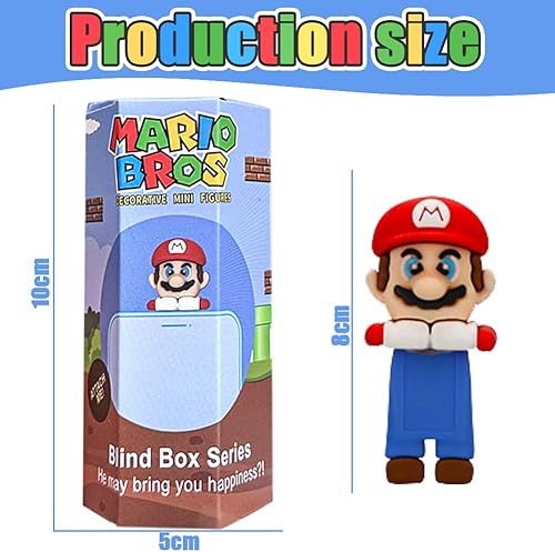 Boîte à Aveugle, Boîte à Aveugle Marie, Ornement à Collectionner, Random Figurine Ornement Mini Figurines Décoratives, Décoration de Bureau et de Chambre à Coucher(1 pièce au Hasard) - Nail Gallerys