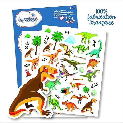 Maelsa® Gommettes Tricolore Ludiques et Pédagogiques Fabriquées en France - 20 Variantes à choisir ! (Insectes) - Nail Gallerys