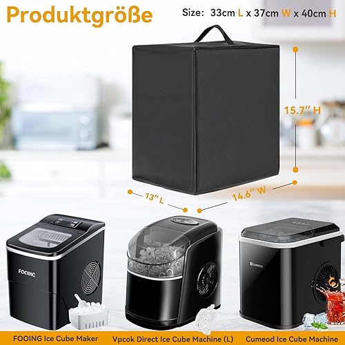 Protection anti-poussière pour machine à glaçons, pour machine à glaçons Convient Housse imperméable et anti-poussière pour machine à glaçons portable/machine à glaçons - Nail Gallerys