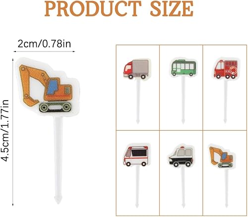 Mlysnd Fourchettes à Fruits Kit, 24 PCS Fourchette Enfant pour enfants de la fourchette de Gâteau de fourchette mignon, Bento Restauraire Boîte à lunch accessoires de décoration - Nail Gallerys