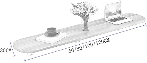 Table de Bar Murale Pliable Contre la Table d'appoint Murale Table de Cuisine/Bureau/Table d'apprentissage (Longueur 60 cm / 80 cm / 100 cm / 120 cm en Option) - Nail Gallerys